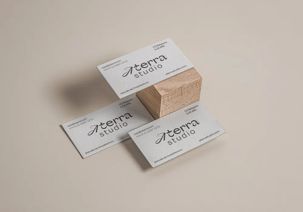 Tarjetas de Aterra Studio