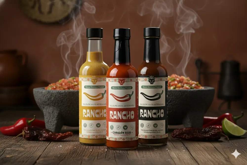 Packaging de salsas Rancho